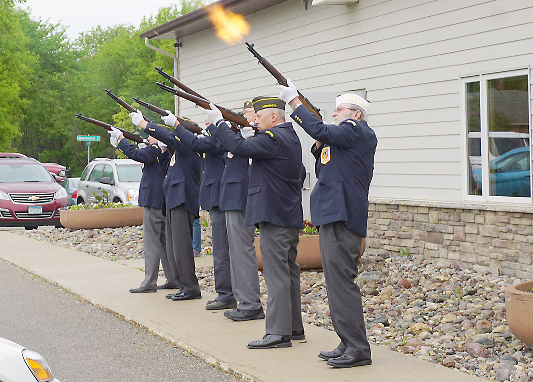 21 gun salute Pope County Tribune