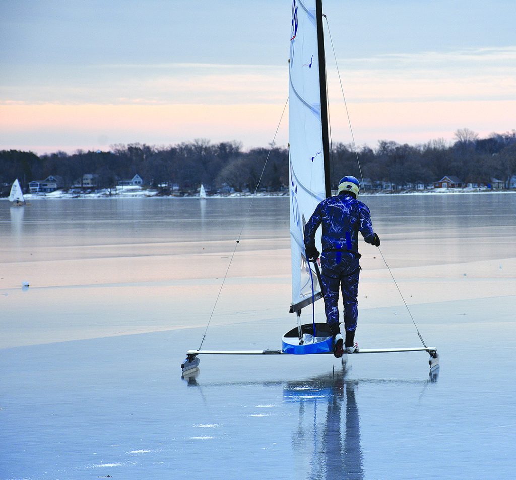 ice yacht racing